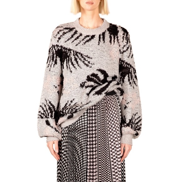 Le Superbe Tropi-Call Pullover Wool Blend New With Tags - Picture 2 of 8